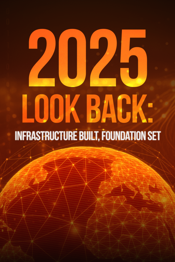 2025 Look Back: Infrastructure Built, Foundation Set